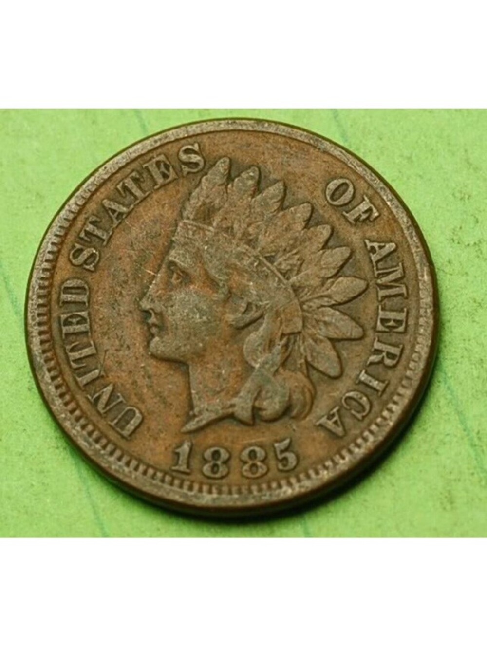 X441 1885 Indian Head Cent Penny 1c - Check Out Our Store old coin money collect